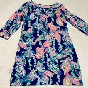 Lily Pulitzer size medium Koi tee shirt dress no lining, soft comfortable dress